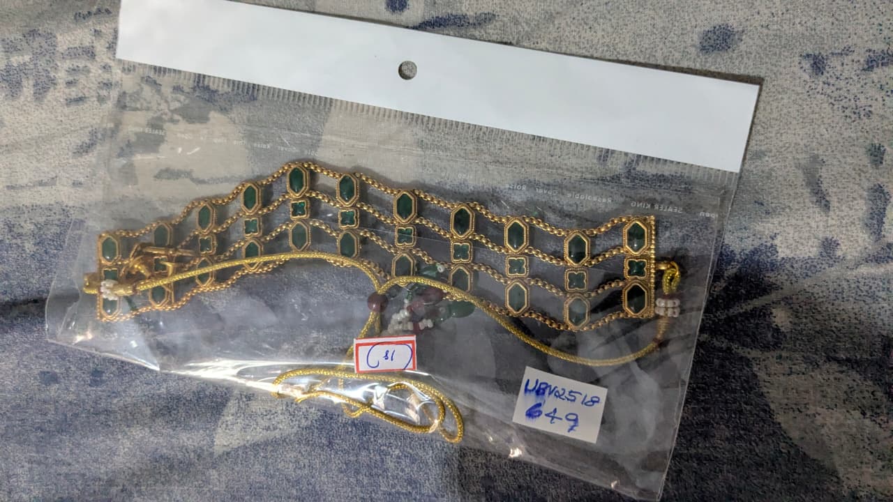 Antique Green Choker - UJ25C018