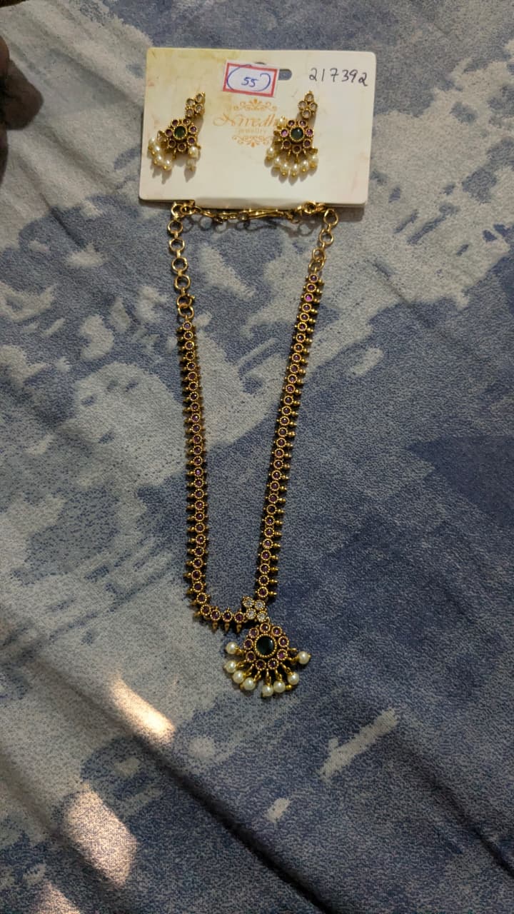 Temple Flower Stoner Necklace - UJ25C053