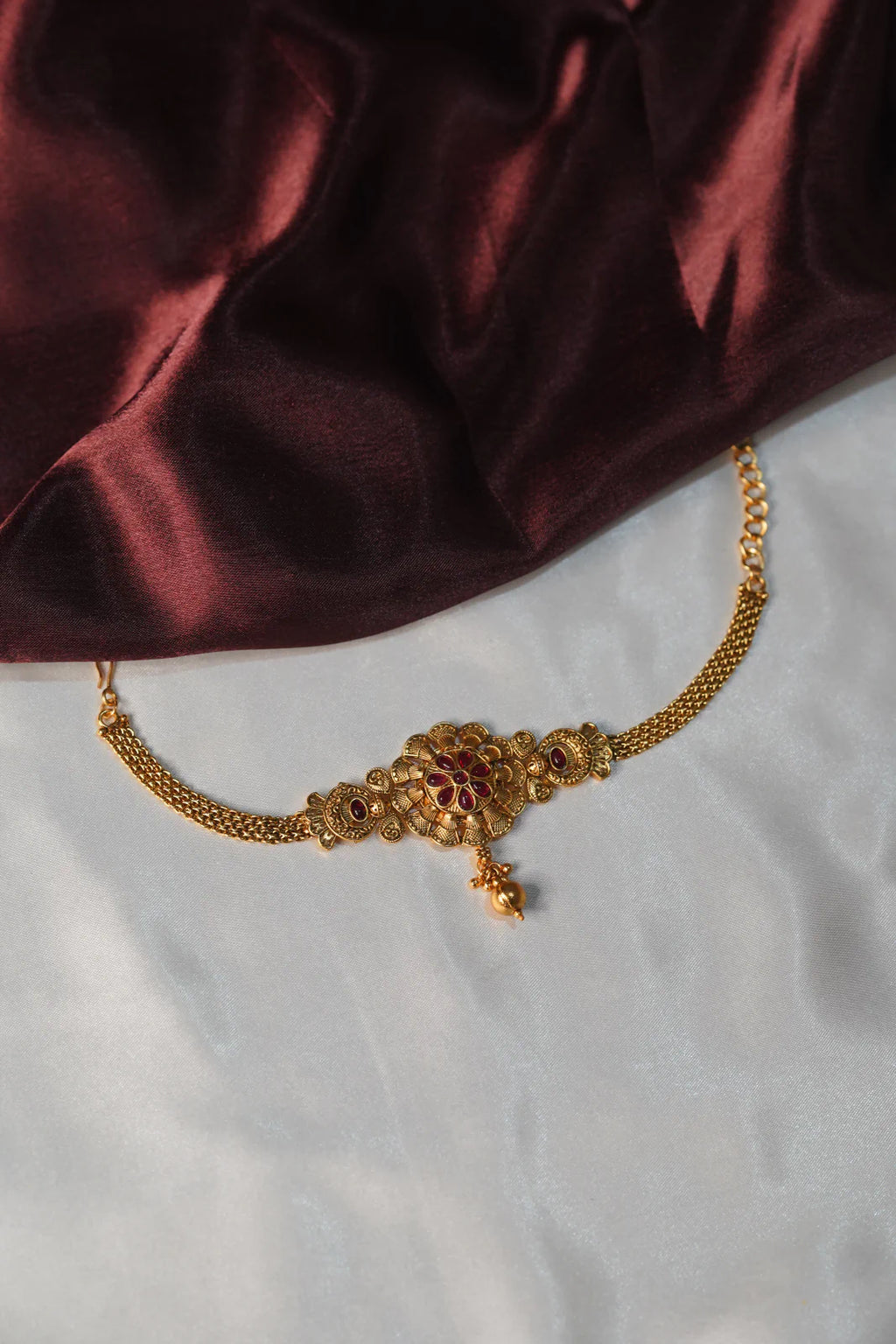 Antique Flower Choker - UJ1016