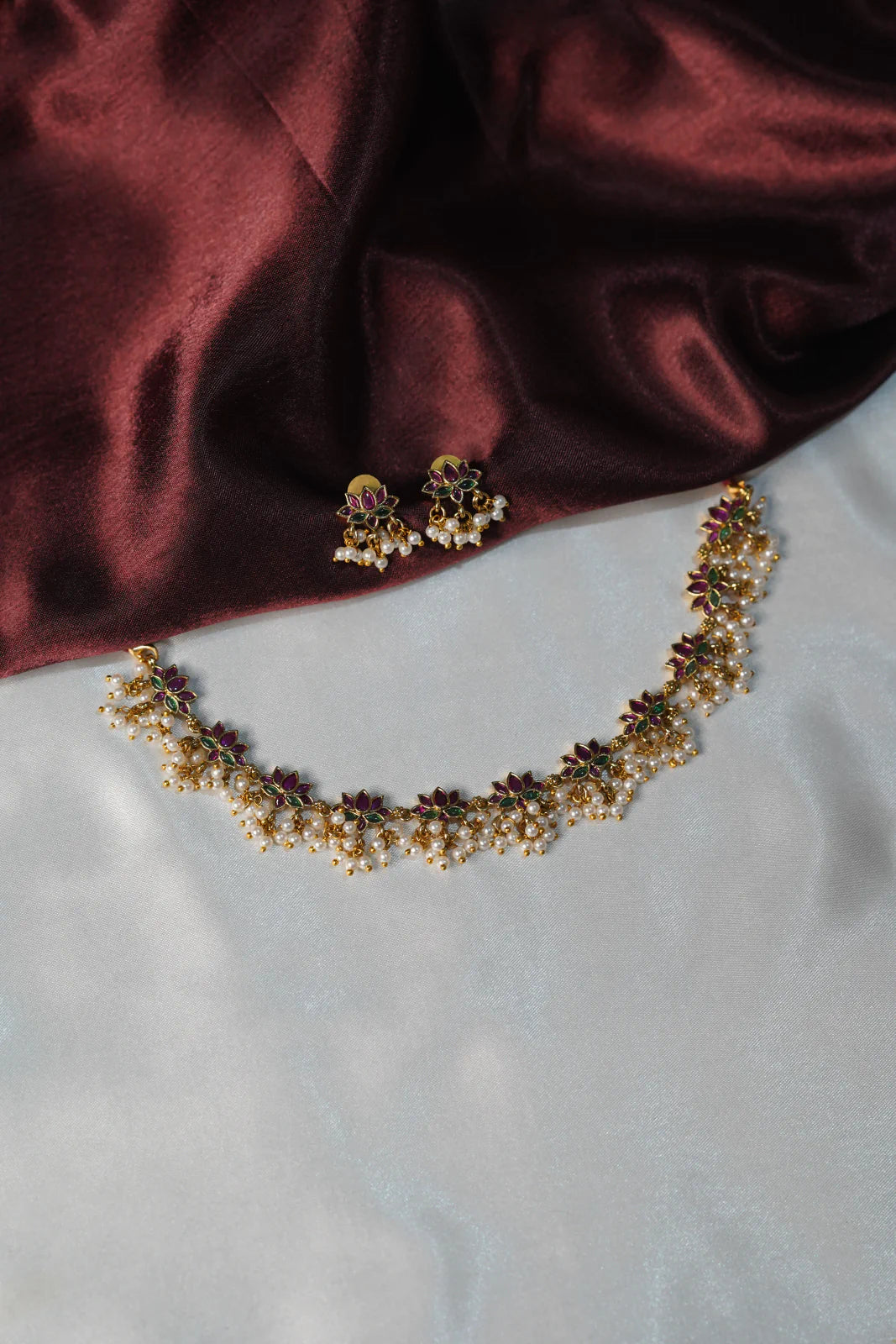 Premium Lotus Necklace - UJ1026