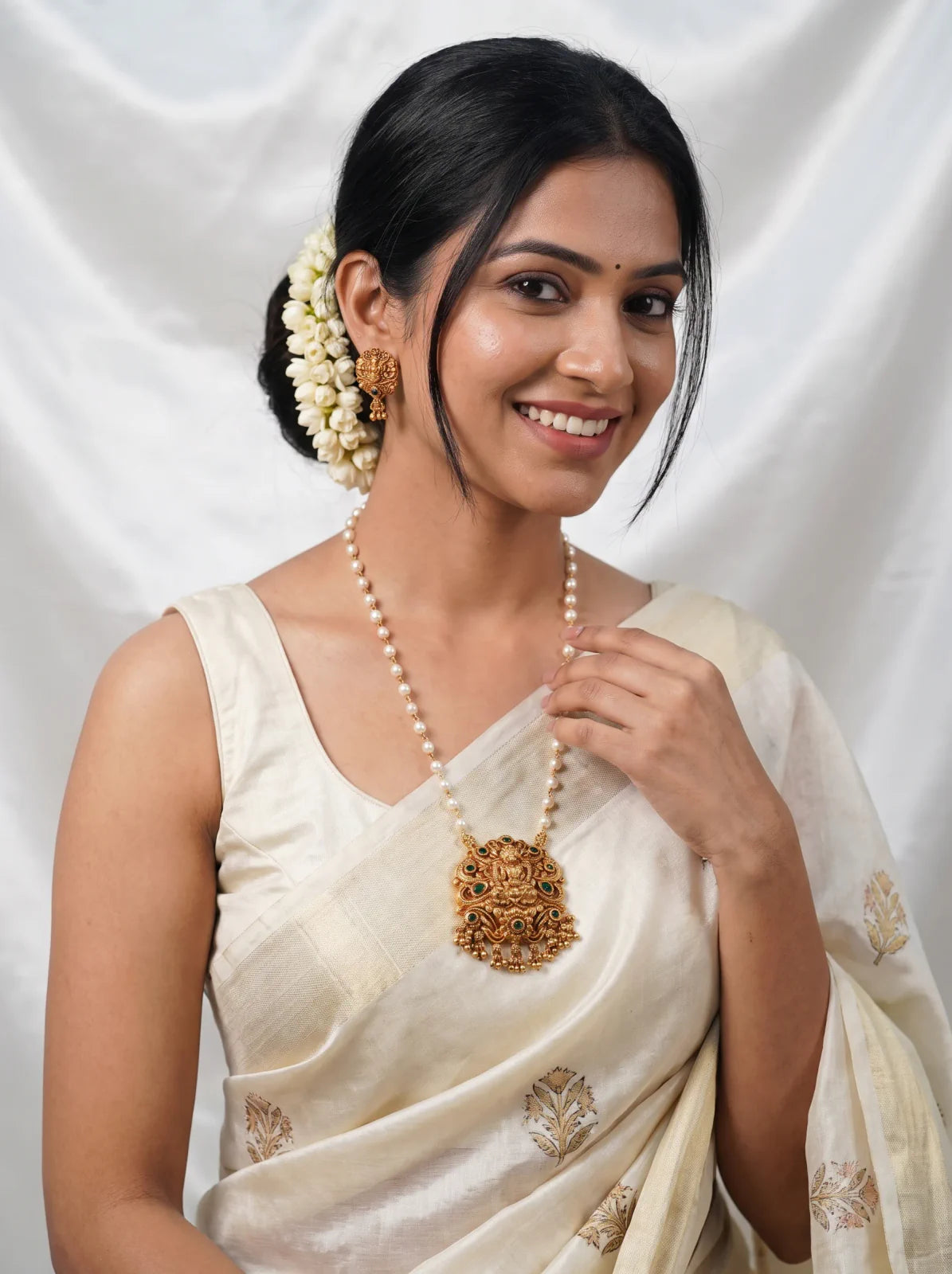 Antique Lakshmi Haram -UJ1041