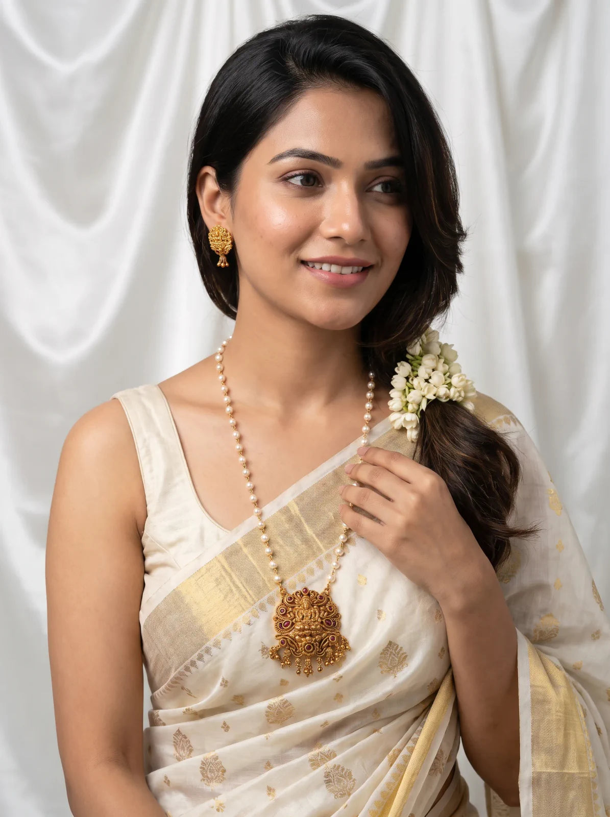 Antique Lakshmi Haram -UJ1041