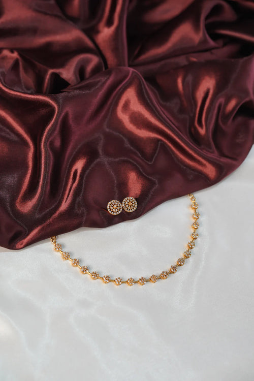 American Diamond Necklace - UJ1054