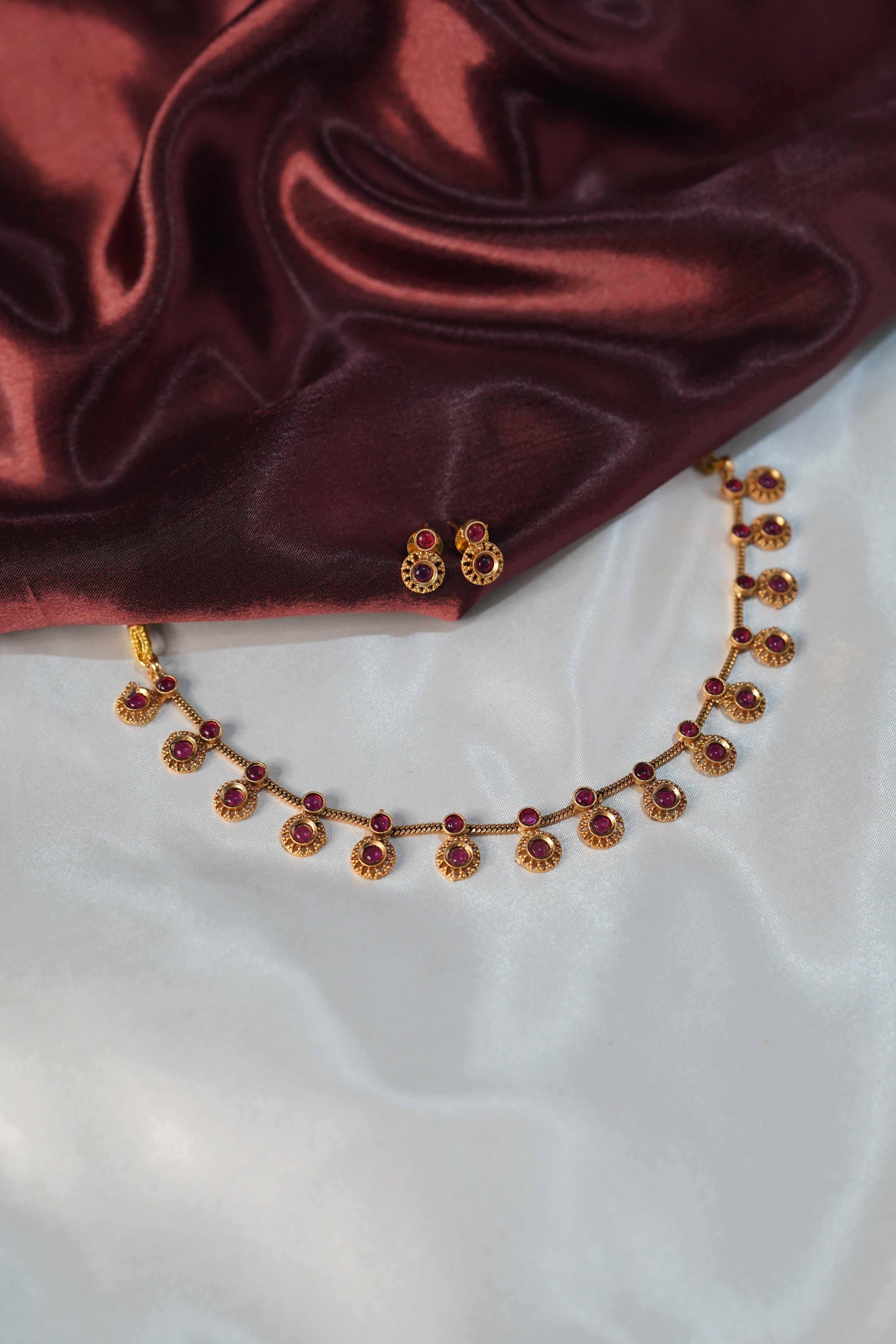 Simple Stone Necklace - UJ25C012
