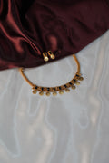 Antique Temple Lakshmi Coin Necklace - UJ25C031