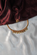 Antique Temple Lakshmi Coin Necklace - UJ25C033